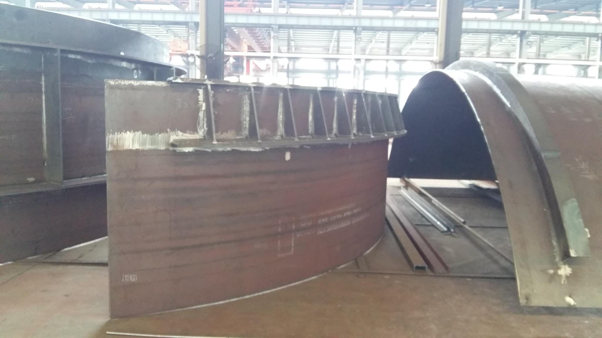 Fabrication and erection activity.
