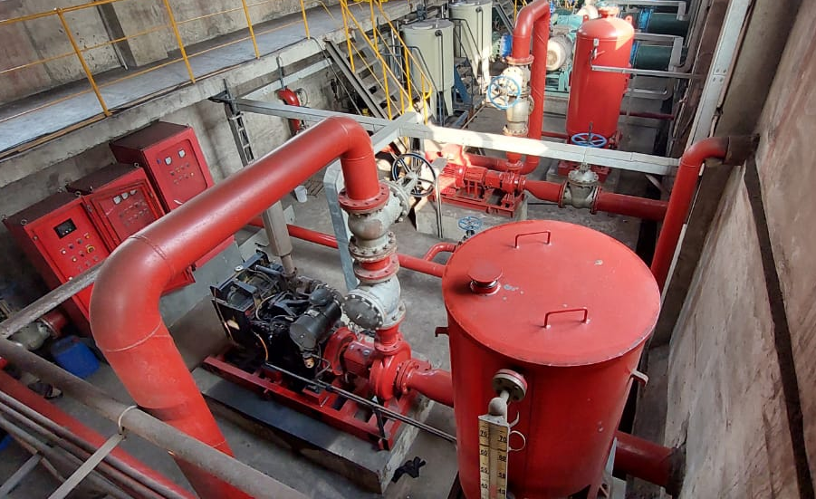 Fire fighting system.