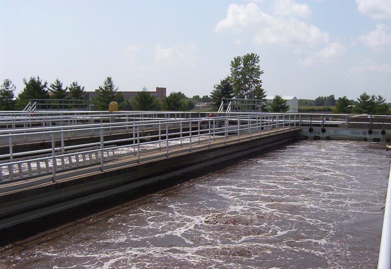 Industrial water treatment plant.